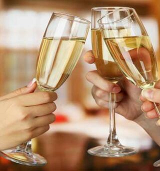 receptie champagne