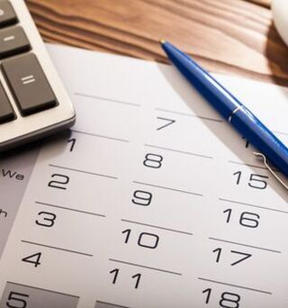 kalender en rekenmachine